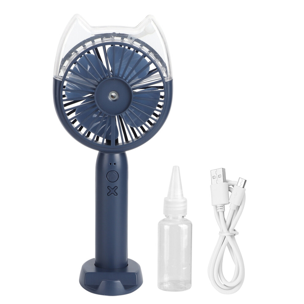 Portable Misting Fan With Three Gear Wind Adjustment, Battery Operated Spray Fan For Instant Refreshment On The Go 9468298001993