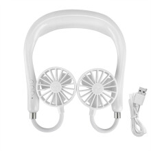 Quiet Usb Fan: The Ultimate Companion For Active Lifestyles, Rechargeable Wearable Fan With 360 Degree Adjustment, Hands-Free Personal Cooler, Stable