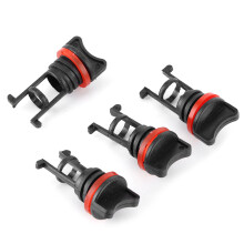 Kit universal de dop de scurgere pentru caiac, dopuri filetate din nailon pentru placa de pupa, puț de pește, canoe, sistem de drenaj pentru barca,