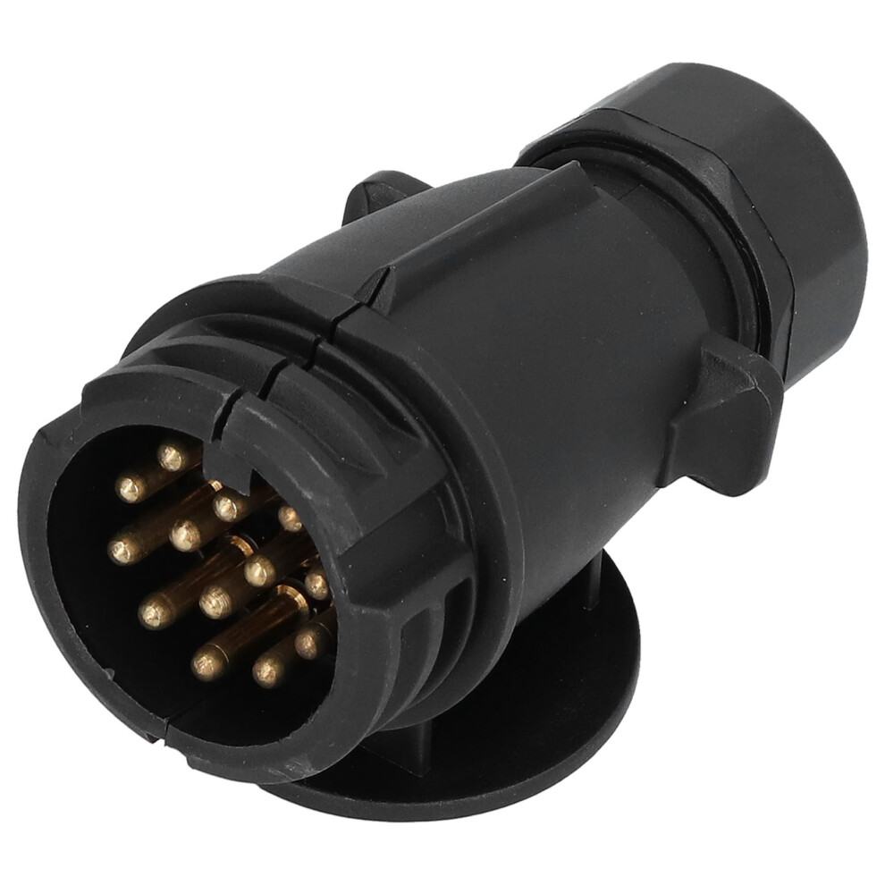Secure Connection 13Pin Trailer Plug Replacement For Trailers Caravans, Safer Driving Weatherproof Connector Rust Resistant Easy To Install 9437117468378