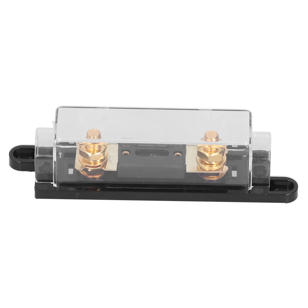 Circuit Protection Agu Fuse 100A With Waterproof Fuse Holder, Anti Corrosion Design For High Current Applications Visible Open Status Through Clear 9437117468347