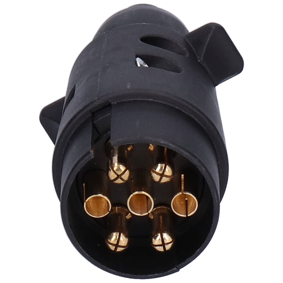12V 7Pin Brass Trailer Socket Plug Designed For European Towing Systems 7901378263383