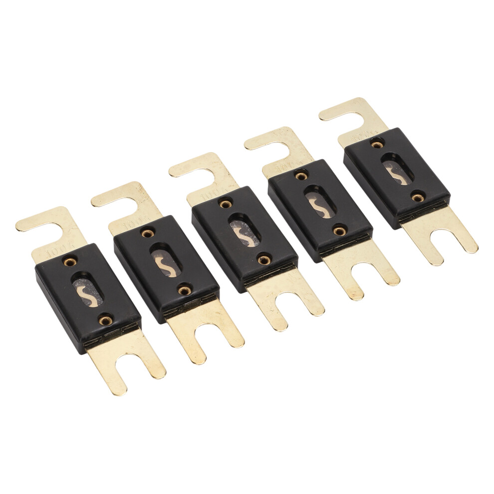 Gold Plated Anl Fuse For Reliable Power Management, 100A Circuit Protection Device With Corrosion Resistance And High Conductivity, Designed For Car 9138057844962