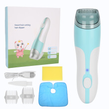 Tagliacapelli elettrico per bambini, ultra silenzioso, con lama in ceramica, impermeabile, ricaricabile, senza fili, a basso rumore, facile da usare