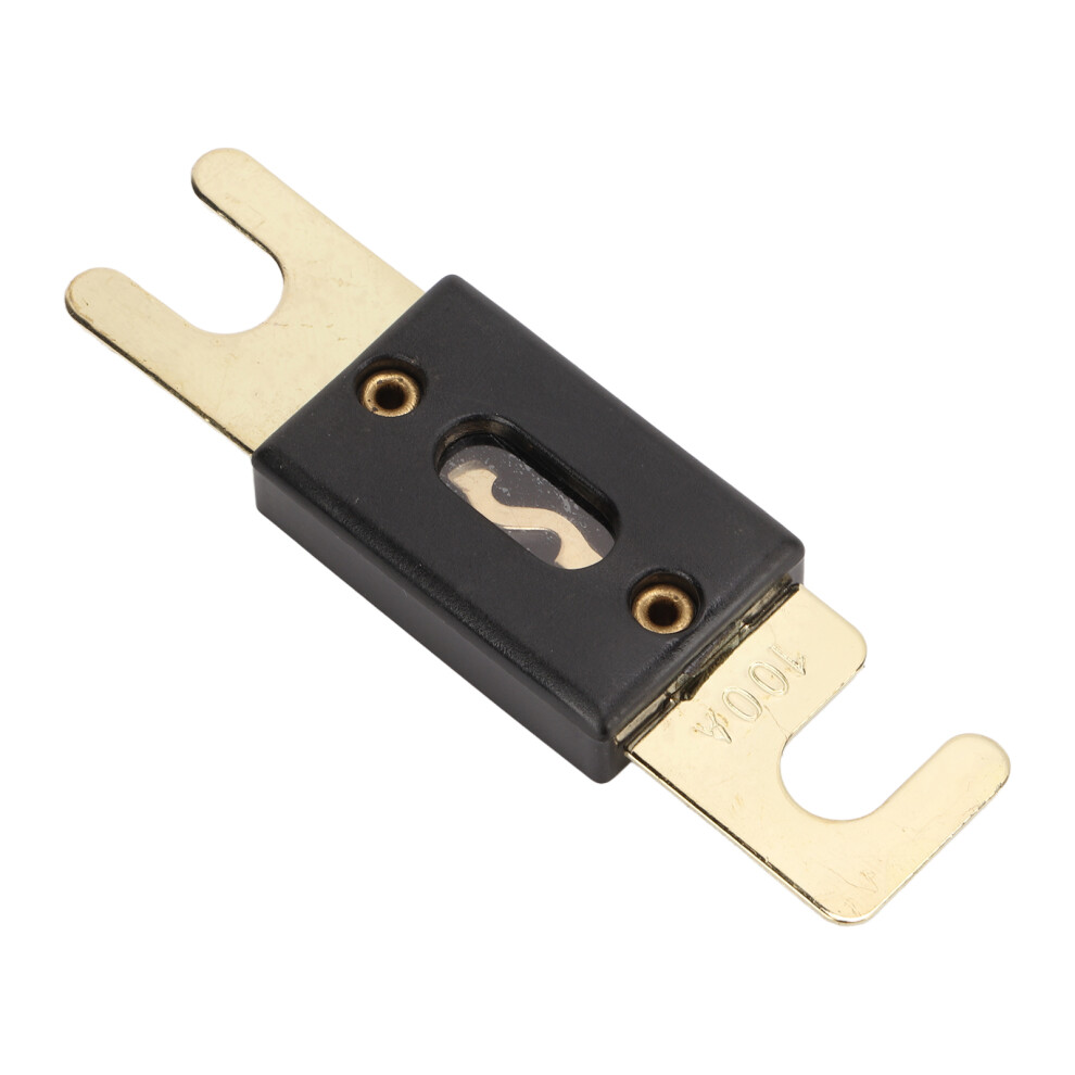 5Pcs Large Size 12V/24V/32V 100A Plated Anl Blade Fuse Gold 9321376233948