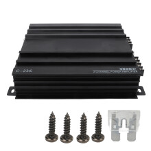 Aluminum Alloy Cooling Car Stereo Amplifier Full Range Amplifier Class D Multichannel Easy To Install MOSFET Power Supply for In-Car Entertainment