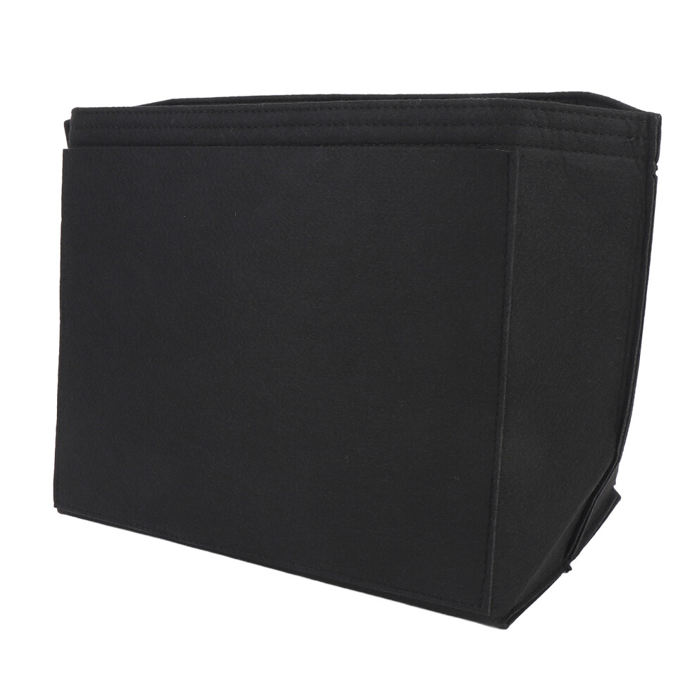 Black Large Capacity Felt Purse Organizer Insert For Handbags