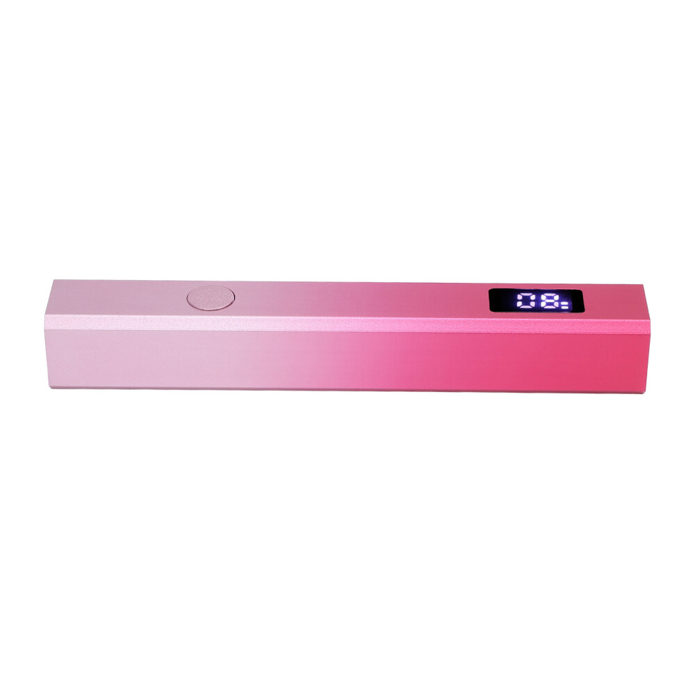 Handheld Nail Lamp 3W LCD Display 395+405nm Rechargeable Aluminum Alloy