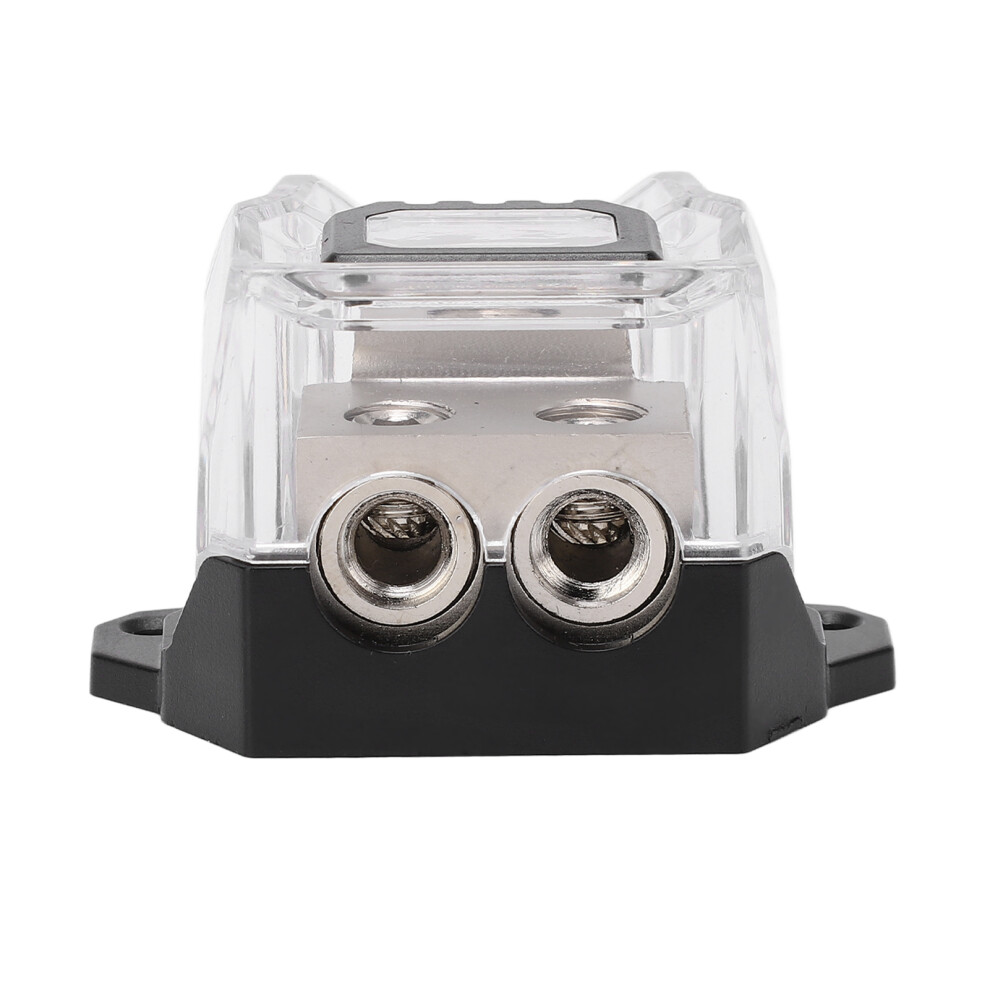Audio Amplifier Modification Power Distribution Block With 0Ga In 4Ga Out Configuration Featuring Corrosion Resistance And Screw Down Wire Clamps 9437117521004