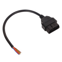 Universell OBD2-ersättningskabel OBD2-portens ersättningsmaterial OBD-diagnostisk förlängningskabel Gör-det-själv-projekt föredras med