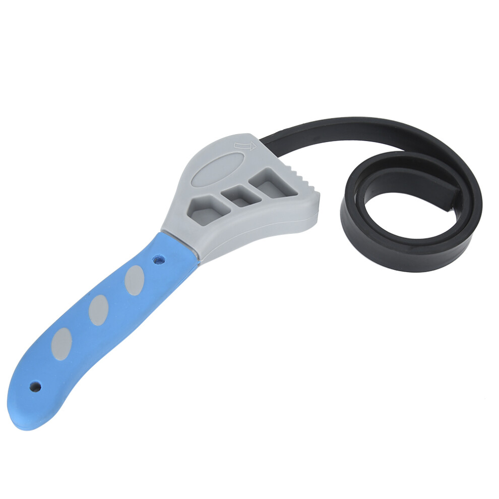 Oil Filter Wrench Set With Universal Rubber Strap, Durable Rubber Straps Flexible Strap Wrench Tools For Jar Opener Pipe Plumbing Automotive 9437117521172