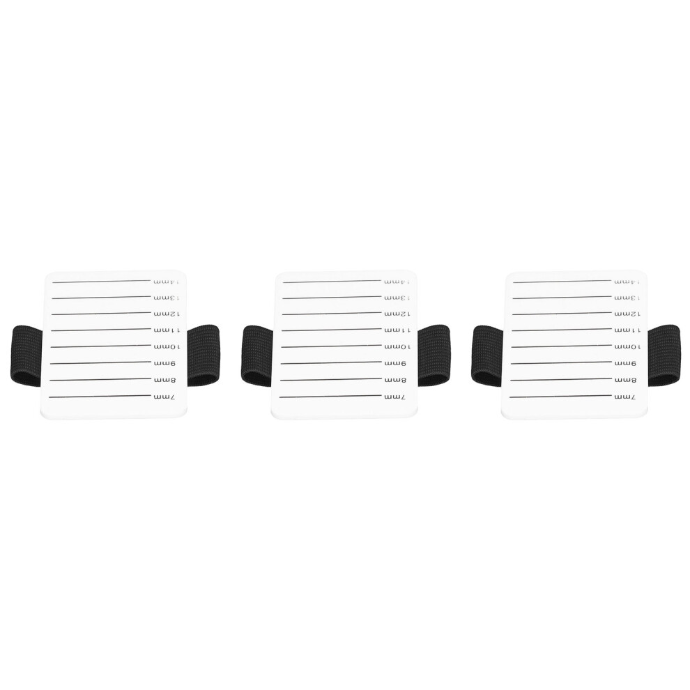 10pcs Lash Holder Pallet with Elastic Strap, 7.9x5.4cm