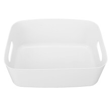 Home Essentials, WIDE USE Plastic Storage Baskets for Office Home Kitchen Tidy Organiser, Drawer Organiser Shelf Baskets, Carry Items with Ease