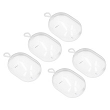 5 pezzi Custodia Trasparente in Plastica per Beauty Blender, Protegge dalla Polvere, Borsa per Sponge di Trucco