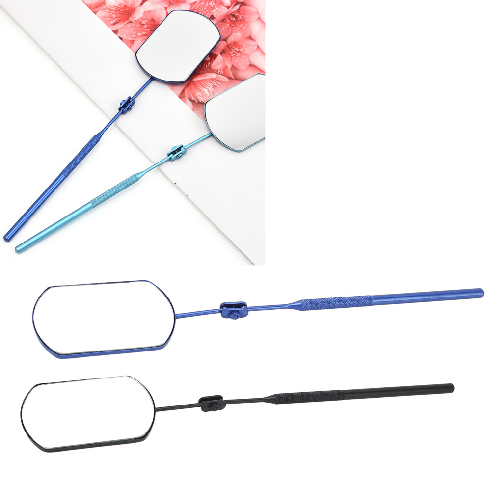 2Pcs Foldable Eyelash Extension Mirror, Mini Makeup Square Beauty Salon Tool