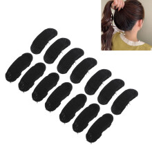Fluffy Hair Lösung: 7 Paar schwarze Volumen-Pads für alle Haartypen