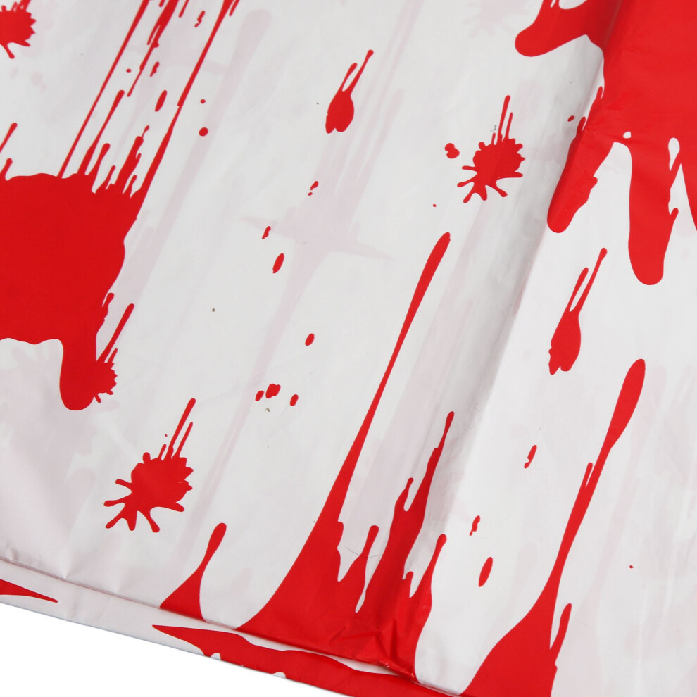 Blutige Handabdruck-Tischdecke, Einweg-Kunststoff,