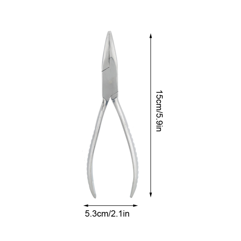 Stainless Steel Eyeglasses Nose Pad Adjusting Pliers 15x5.3cm
