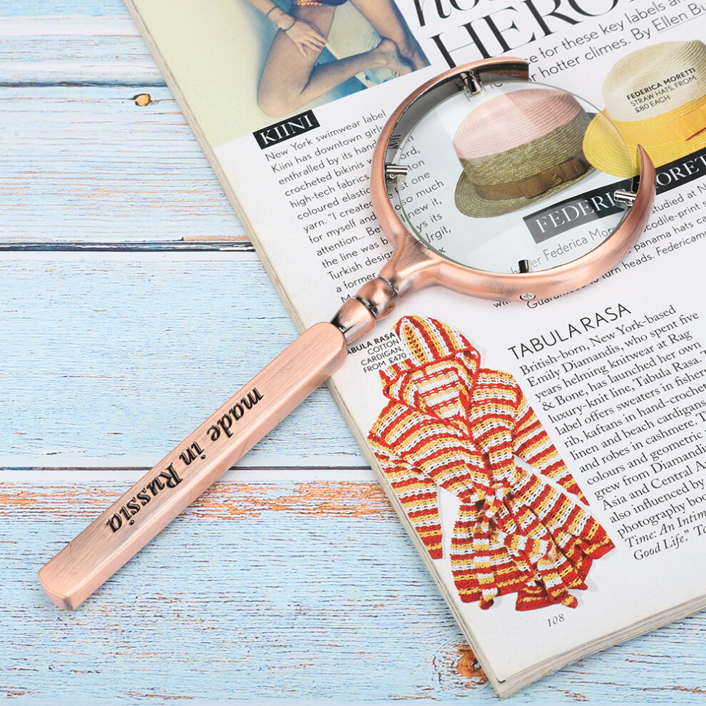 Handheld Handwerk Lupe Buch Lesen Uhr Schmuck