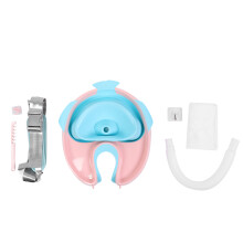 Lavabo professionale per il lavaggio dei capelli, vassoio per l'acqua per trattamenti per capelli alla moda, lavabo portatile per shampoo per anziani