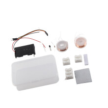 Kit de lámpara LED magnetoeléctrica, ABS, 1 pila AA
