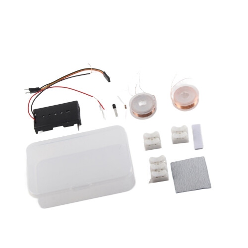 Kit de lámpara LED magnetoeléctrica, ABS, 1 pila AA