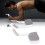 Multifunctional Plank Trainer with Timing Display, Adjust Angle, Slip-Resistant White 1