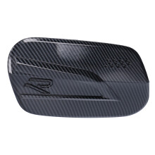 Cubierta de tanque de gasolina estilo fibra de carbono, acento decorativo de moda con acabado mate ABS de alta calidad resistente al desgaste y al