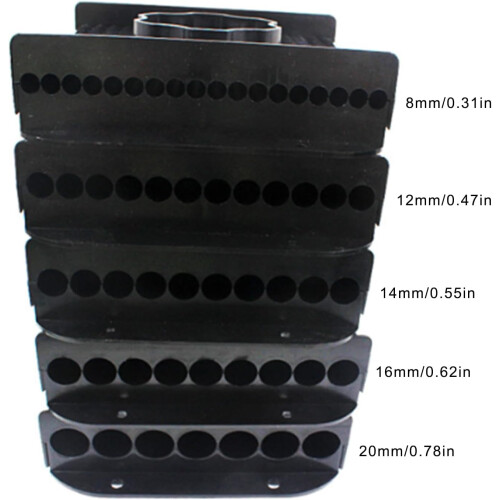 Long Base Baits Roll Board Fishing Accessories Baits Roller Plate Rolling Table Baitmaker Round Black 2