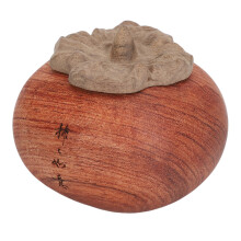Kaki-Form Holz Aromatherapie-Diffusor Tragbar für Auto & Schlaf
