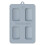 2PCS Silicone Dustproof Covers Easy to Clean Silicone-Gray 1
