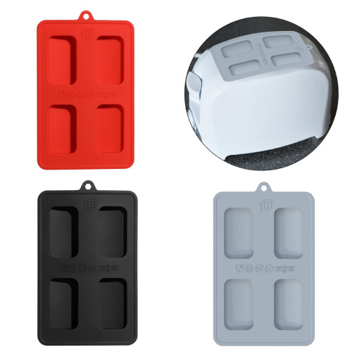2PCS Silicone Dustproof Covers Easy to Clean Silicone-Gray 1