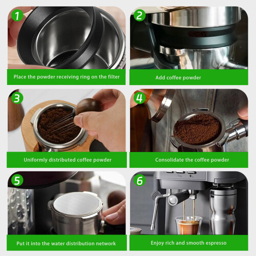 Espresso Making Accessories Coffee Distributor Tamping-53mm 2