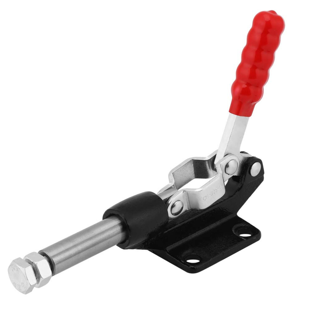 305E Toggle Clamp 386Kg Capacity, 42Mm Stroke, Pushpull, Flange Base For Woodworking Jigs, Fixtures, Welding, Drilling 9426802393538