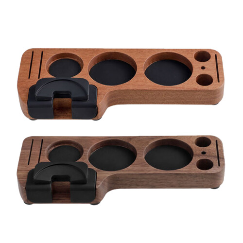 Multifunctional Coffee Tool Wood Coffee Tamper Practical-Sapele 2