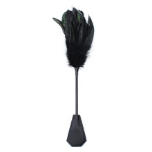 SM Feather Tickler Paddle Spanking Lovers Flirting Seduction Sex Toy Whip SM Bondage Role Play for Couples and Beginners (Black)
