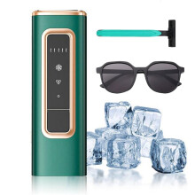 hautlux Blitz K IPL Hair Removal Device with Sapphire Ice Cooling, 999,900 Flashes for Body, Face, Legs, Arms, Dark Green