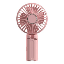 Portable USB Fan Rechargeable Handheld ClipOn Foldable Design 3 Speed Quiet Travel Desk Fan