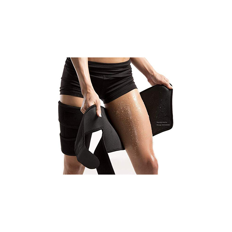 Thigh Brace, Thigh Support, Increase Sweat Production, Adjustable, Elastic Neoprene Bandage, Injury Protection For Men And Women For Arms Or Thighs