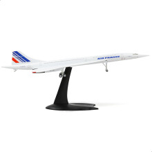 1/200 Concorde Aeroplane Model Diecast Metal Model Kit Simulation Display Two Versions Available for Collections (1/200 Air France)