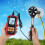 GM8909 Digitales Anemometer, multifunktional, 9