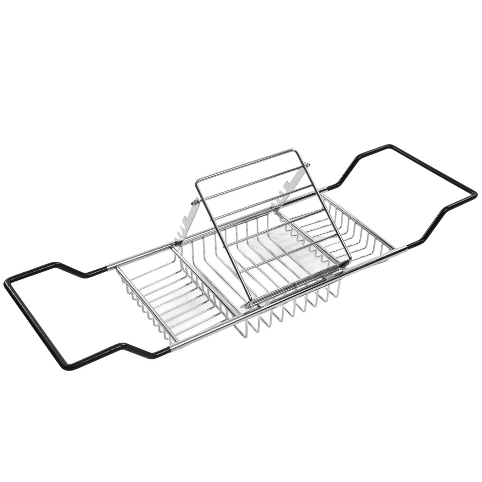 Metal Bathtub Rack, Retractable Adjustable Shower Caddy, 304 Stainless Steel 7651376081518
