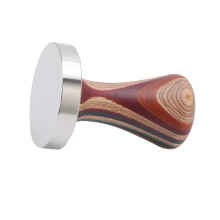Colorful Wood & Stainless Steel Coffee Tamper 58mm Flat Base