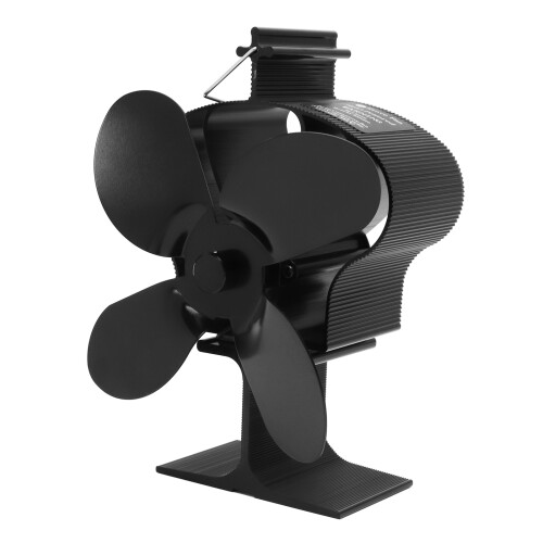 Ανεμιστήρας τζακιού Fan4Blades για ξυλόσομπα, μη ηλεκτρικός θερμικός ανεμιστήρας με 2