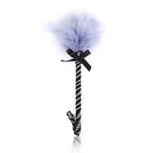 Feather Tickler with Bow Knot Seductive Feather for Chest Butt Foot, SM Paddle Spanking Lovers Flirting SM Bondage Sex Toy Role Play