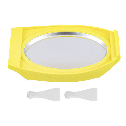 Machine à glace roulée mini - Compacte, efficace, facile à utiliser, jaune 1