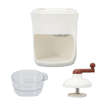 Manuelle Handkurbel-Eis-Sahne-Maschine ABS Stahl 795g Schneekegel