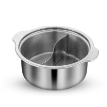 Ramen Cooker for Induction and Gas Stoves, Easy Clean Stainless Steel Soup Pot with Anti Scald Handle, Multi-Functional Use for Boiling and