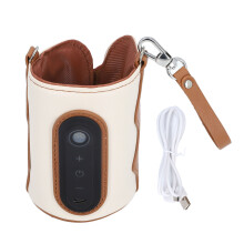 Scaldabiberon a riscaldamento rapido per latte materno, portatile, alimentato tramite USB, con 26 impostazioni di temperatura, design soft touch e