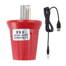 Motor para asador de barbacoa, motor giratorio para parrilla eléctrica, carga USB, tamaño compacto, metal de primera calidad, bajo consumo de